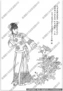 仕女 白描图片高清72下载